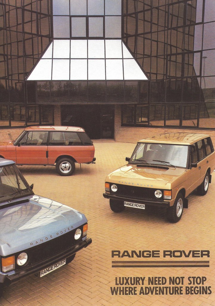 1983 Range Rover | UK brochure for the Range Rover but with … | Flickr