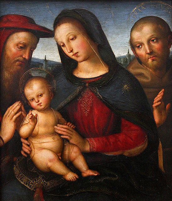 Raphael, Madonna with Child and Saints