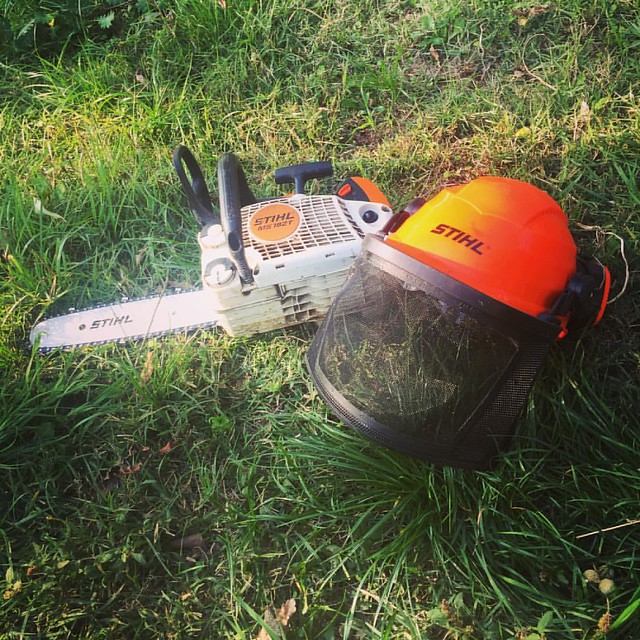 #stihl #chainsaw #ms192t #helmet