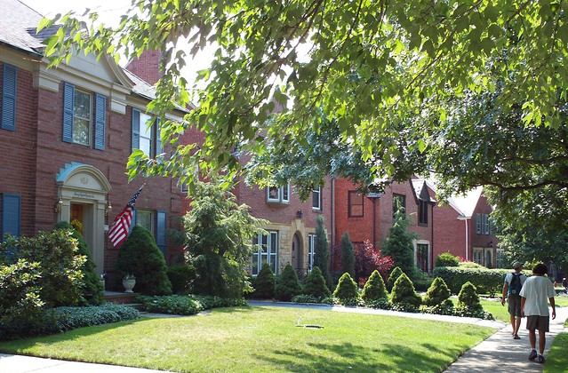 University Heights Ohio neighborhood tudor houses