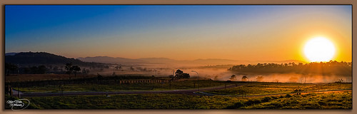 trees sky panorama mist fog sunrise early australia panoramic hills nsw fields 1855mm hdr kevinwalker musswellbrook canon1100d