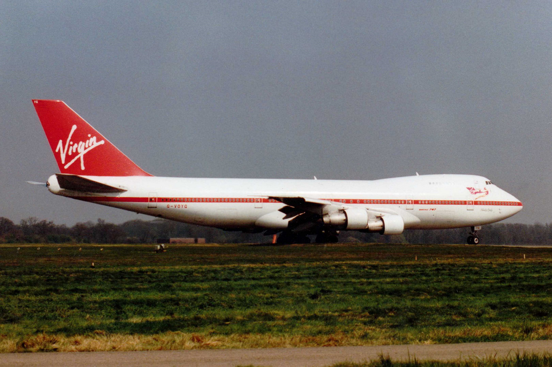 G-VOYG Boeing 747-283B cn 20121 ln 167 Virgin Atlantic Airways Gatwick 09Apr92
