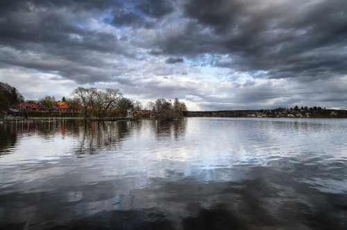 trees sky nature water clouds reflections landscape cloudy sweden ripples sverige waterscape mälaren sigtuna