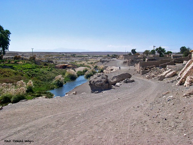 Rio Loa Behind the Village of Francisco de Chiu Chiu, Atacama Desert - El Loa Province, Antofagasta Region, Chile