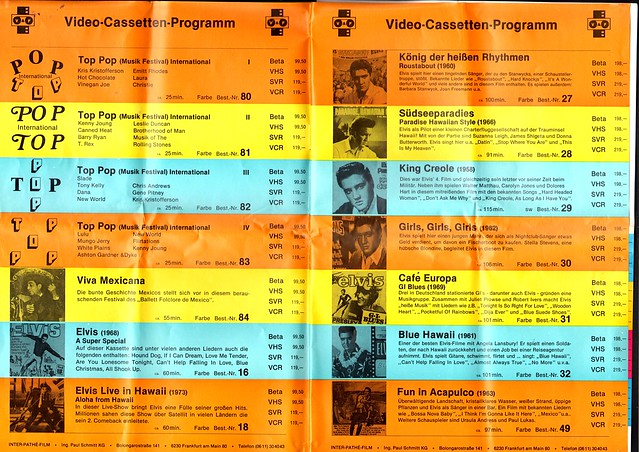 1979 - VCR-VHS Video Flyer - S 2+3