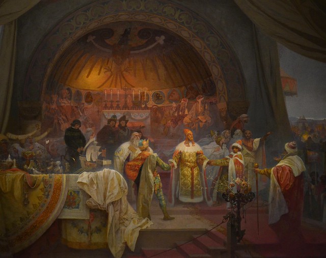 'The Slav Epic' cycle No.5: King Přemysl Otakar II of Bohemia (1924) ALFONS MUCHA