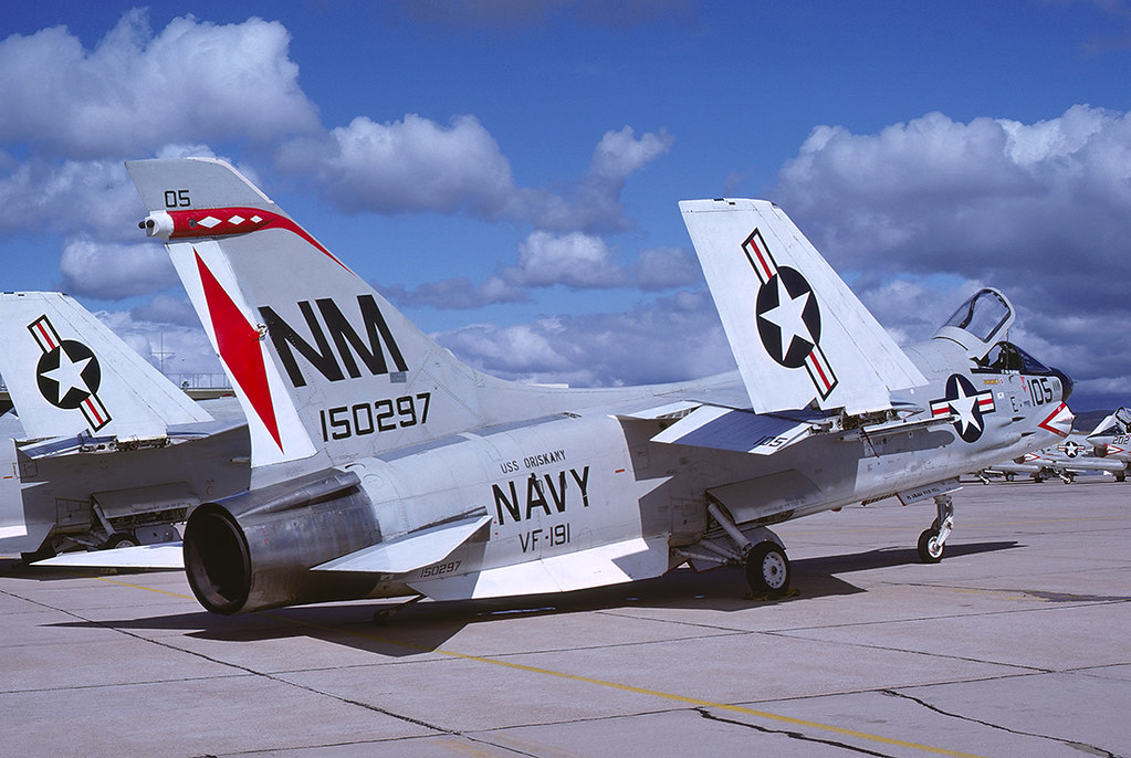 F-8J Crusader 150297 of VF-191 NM-105.