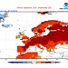 Předpověď teplotní odchylky v Evropě od prosince 2015 do února 2016 dle amerického modelu CFS, foto: NOAA