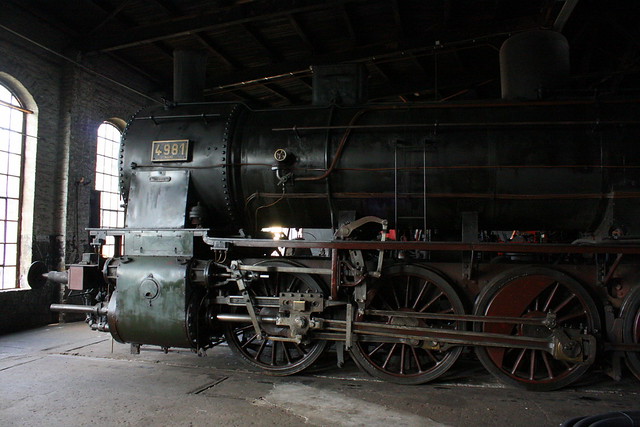 K.P.E.V.: Güterzuglok G8 4981 Mainz im Eisenbahnmuseum Darmstadt-Kranichstein