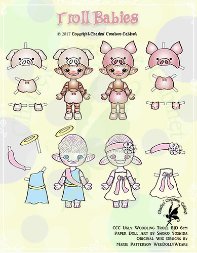 Troll Babies Paper Doll GIFT | by chartar_69