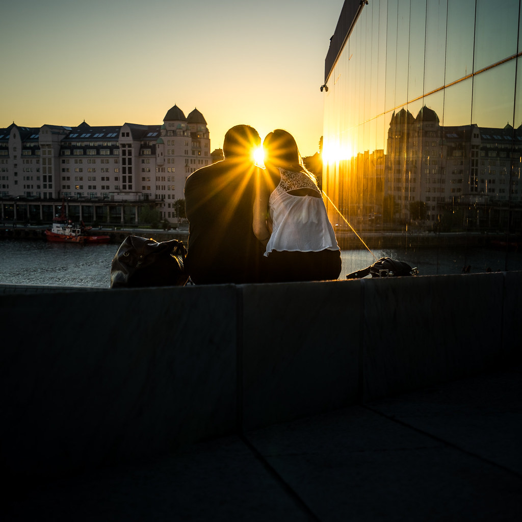 Love - Oslo, Norway - Color street photography