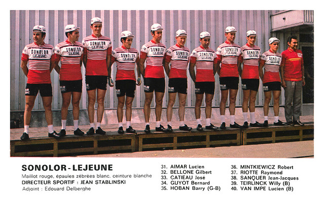 Sonolor - Lejeune _ 1971 Tour de France team