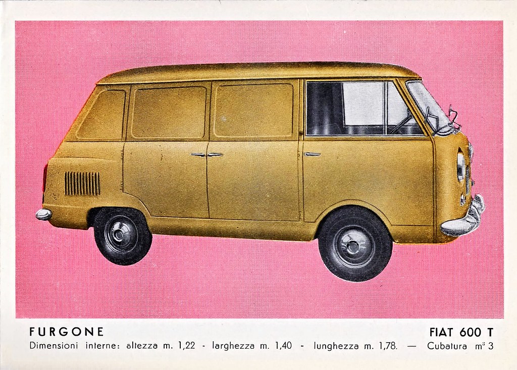 1962 Moretti Furgone (Van) Fiat 600T