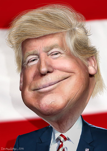 President-elect Donald Trump - Caricature