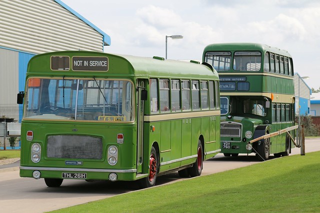13th September 2015. 1970 Bristol RELL-ECW West Riding 261 at South Yorkshire Transport Museum Running Day