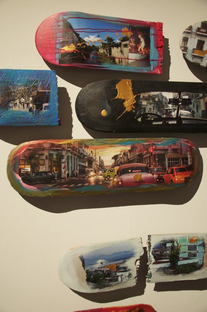Cuban street scenes -- on skateboard decks | At the Kennedy … | Flickr