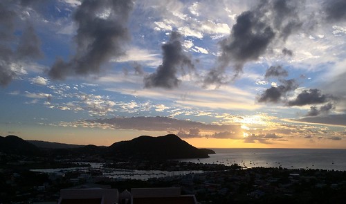 sunset sky clouds marina sonnenuntergang sundown himmel wolken ciel caribbean nuages stlucia caraïbes karibik rodneybay couchedesoleil