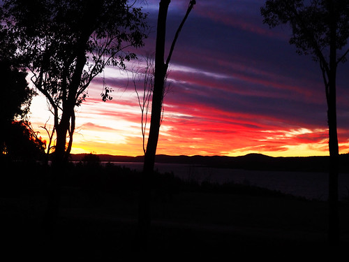 kaptainkobold invereall nsw australia sunset lake copeton colour water silhouette