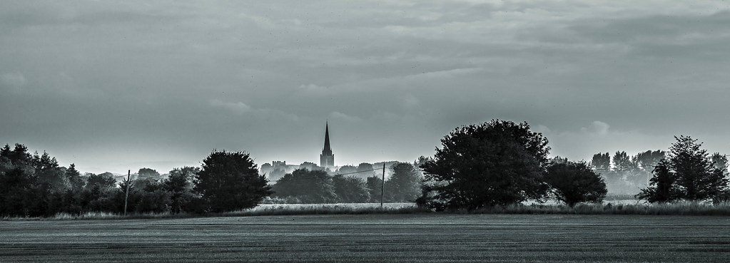 Chichester Cathedral in the mist.