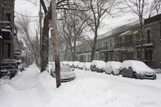 Tempête de neige - Montréal