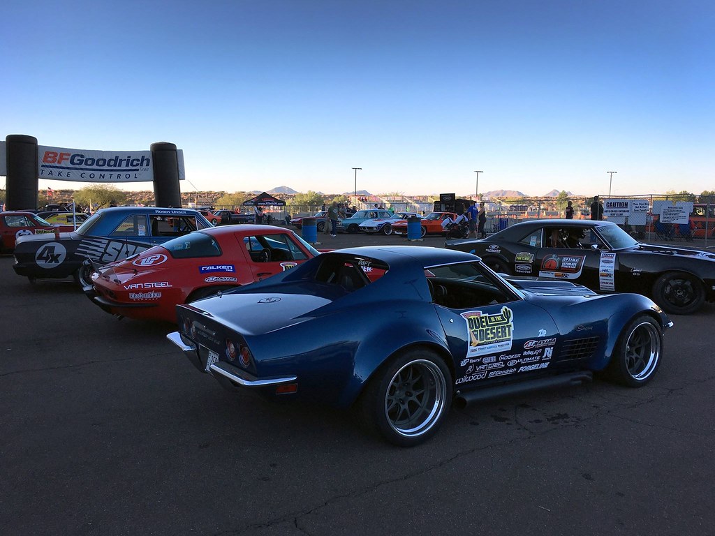 Danny Popp Wins 2016 Duel in the Desert with '72 Corvette on Forgeline GA3R Wheels