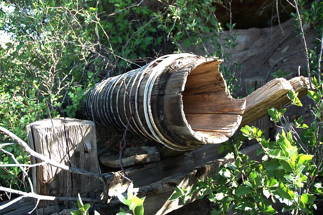 Historic Wood Pipeline, Dallas Creek, Colorado