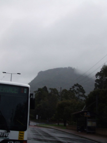 A view of Mount Keira from UOW