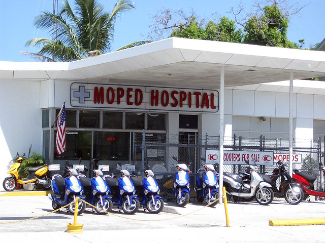 Key West - Moped hospital