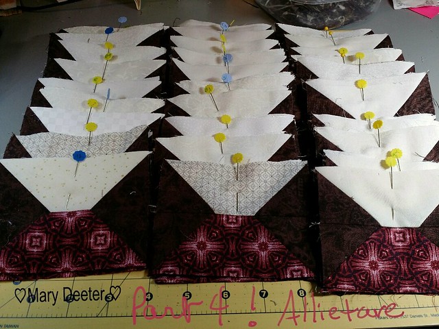 Part 4 complete  Allietare Winter Mystery Quilt