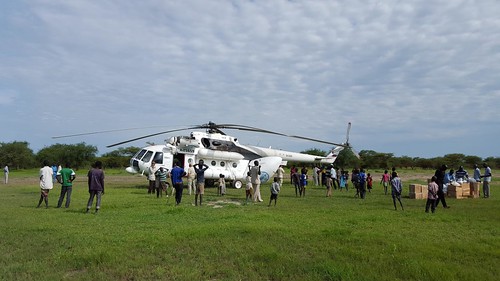 africa southsudan helicopter fao emergencies livelihoodkits operationharold