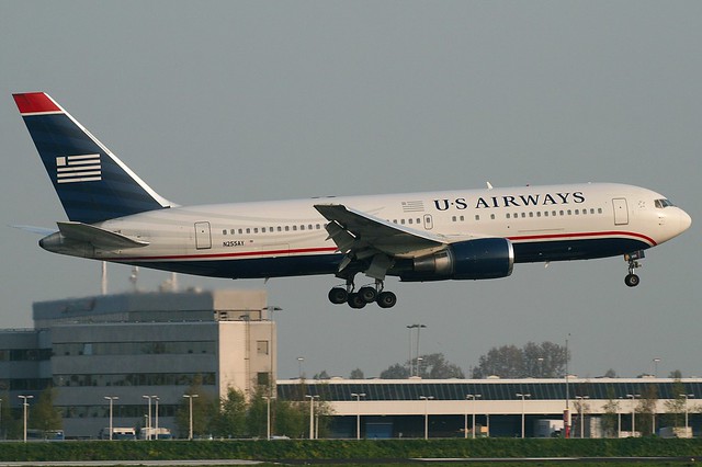 US Airways - Boeing 767-2B7ER N255AY @ London Heathrow