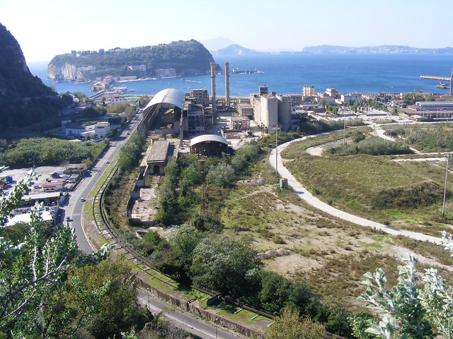 Napoli Bagnoli derelict steelworks