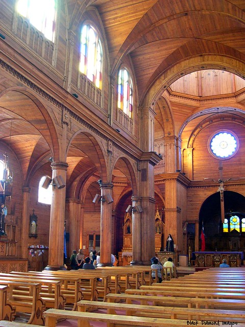 World Heritage Listed Iglesia San Francisco de Castro Wooden Church, Castro, Chiloé island, Los Lagos Region, Chile