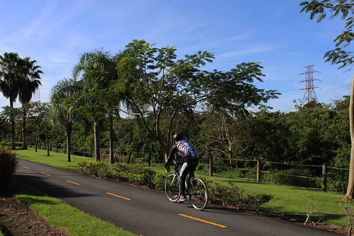 IMG_98291 by riverrock777, Parque Lineal, Bayamon, Puerto Rico.park parque cloud tree bicycle landscape day view camino sunny b
