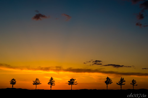 autumn sunset sky orange cloud nature japan landscape nikon hokkaido outdoor d750 北海道　秋　夏