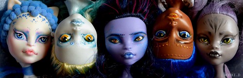 WOOXI mix ooak Monster High dolls | by WOOXI DOLL
