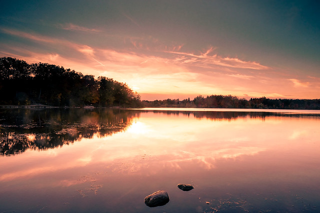 Heart Lake Sunset