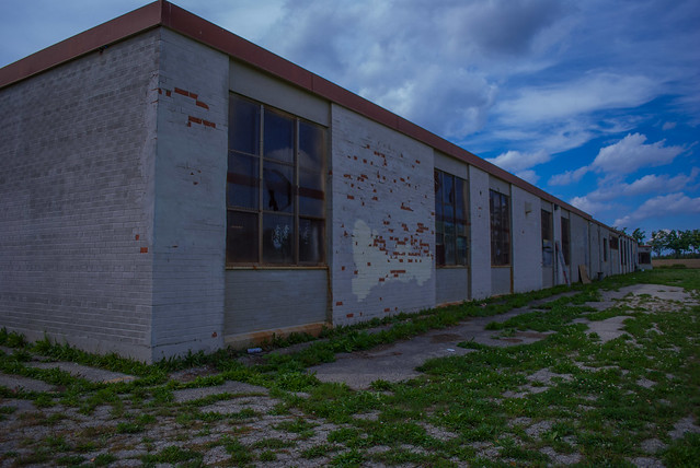 abandoned Speyside high school