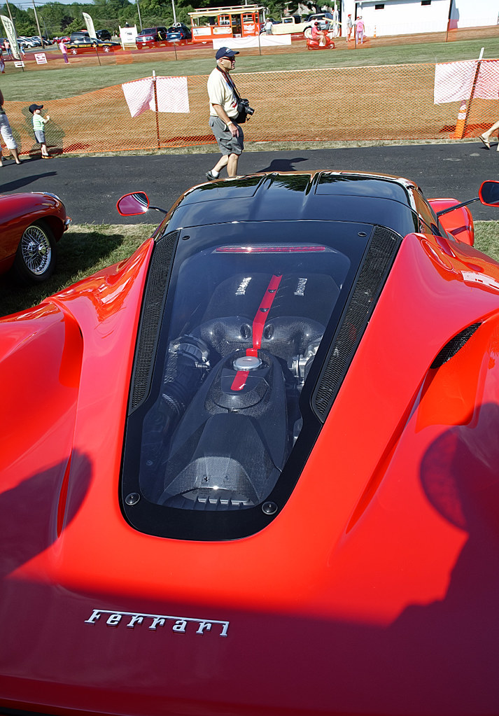 Ferrari Mid Engine Rear Compartment Ferrari rear engine | Ferrari visible engine compartment. Ba… | Flickr