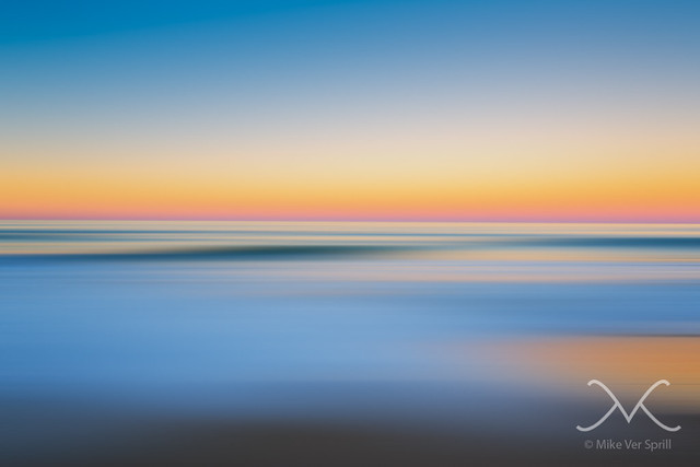 Outer Banks Abstract Ocean Sunrise