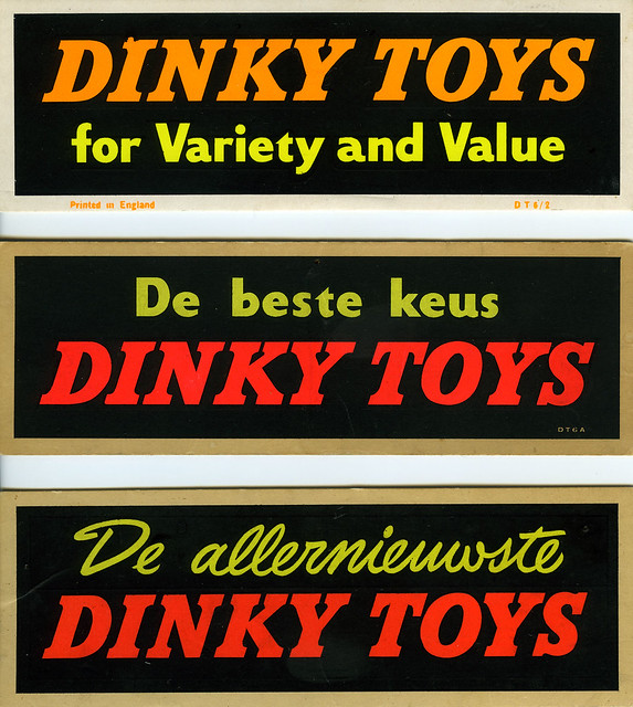 Dinky Toys Point-of Sale Cards