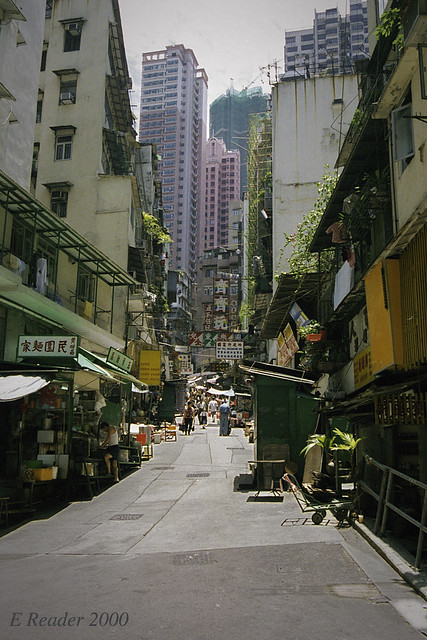 Hong Kong Street: A Contrast in Time