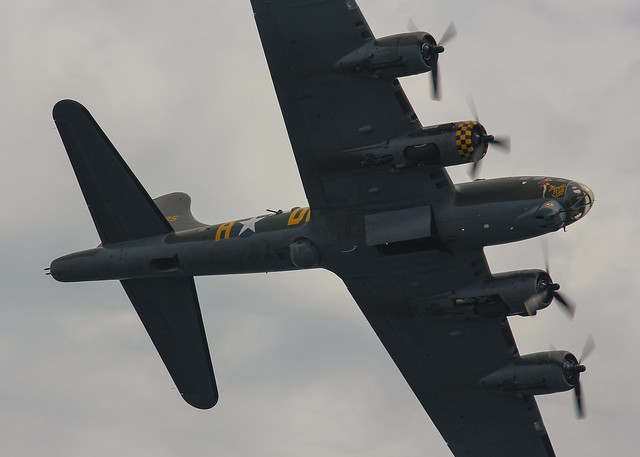 Boeing B-17 Flying Fortress 'Sally B' - Bournemouth Air Festival 2015