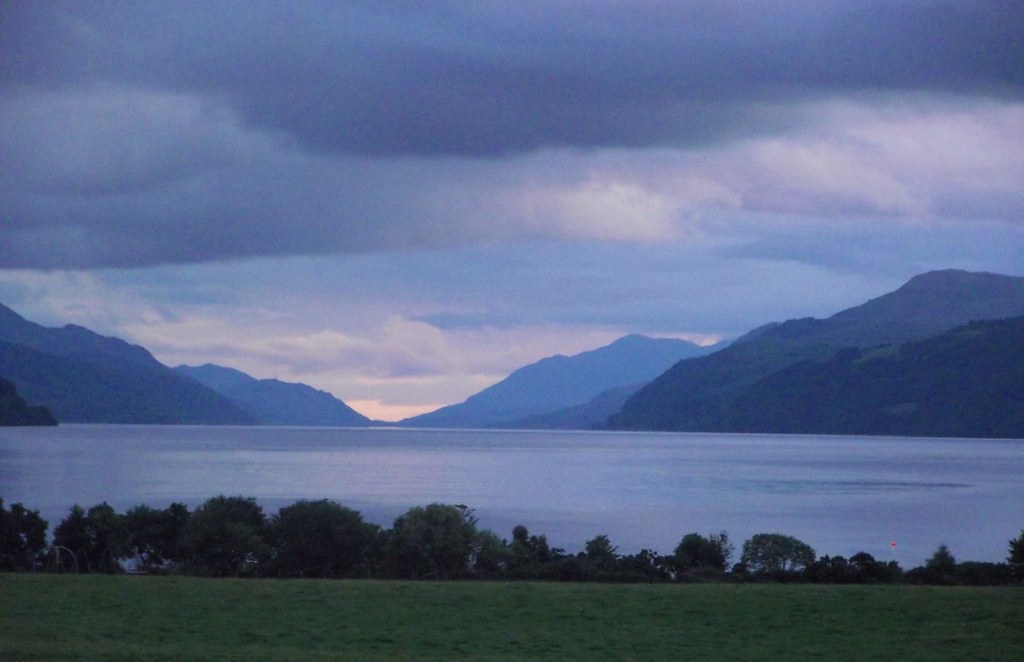 Views down Loch Ness Inverness Scotland