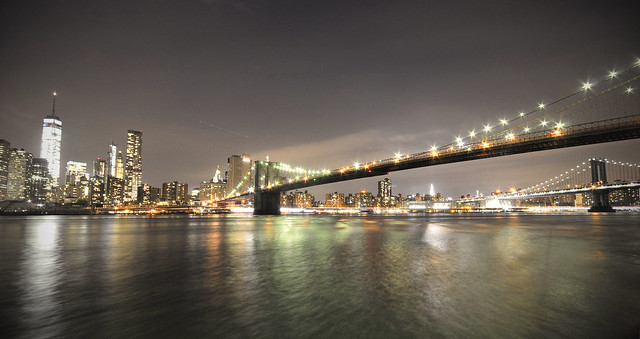 New York - Brooklyn Bridge Panorama