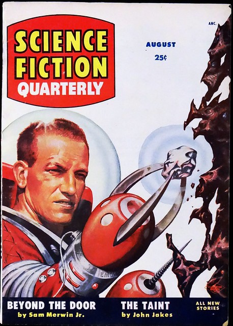 Science Fiction Quarterly Vol. 3, No. 6 (August, 1955).  Cover by Ed Emsh