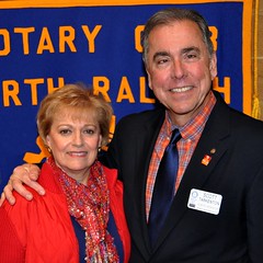 Club President Scott Tarkenton and his lovely wife Betty.