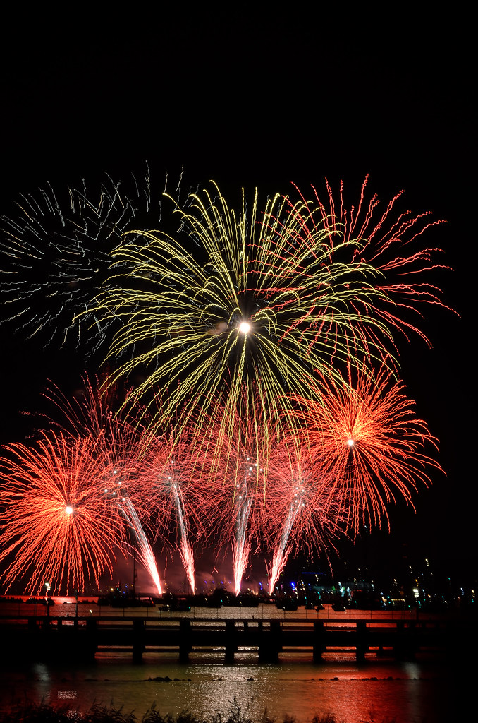 Fireworks at Sail 2015