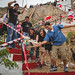 Peru-Stair Inauguration with Beer Smashing