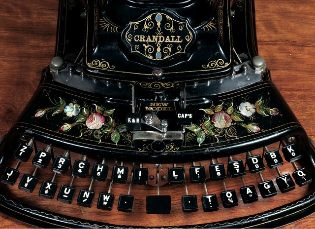 Crandall, New Model  typewriter - 1886, antiquetypewriters.com